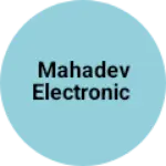 Business logo of Mahadev Electronic