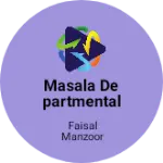 Business logo of Masala departmental store