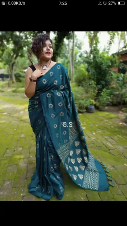 Printed saree uploaded by Sayanshop on 5/17/2023