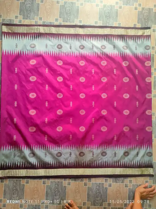 Sambalpuri pata . Pink uploaded by Mahavir saree shop on 5/17/2023