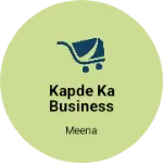 Business logo of Kapde ka business Sadi suit lehenge lehenge dresse
