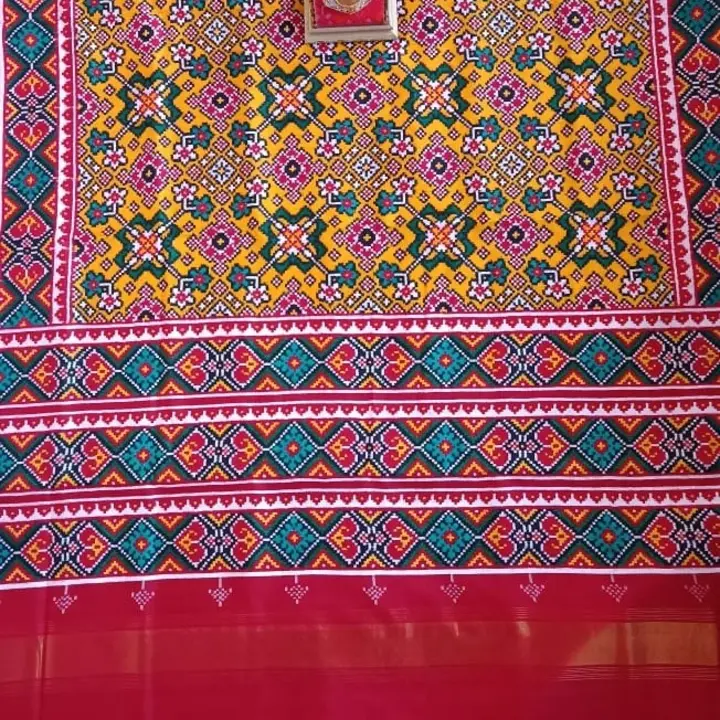 Pure Silk Double Ikat Patola Saree  uploaded by Diya Handicraft on 5/10/2024