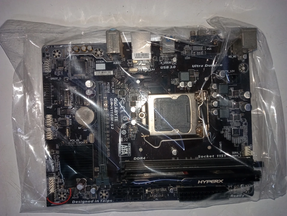 Gigabyte h110 motherboard available  uploaded by business on 5/17/2023