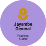Business logo of Jayambe general store darri