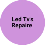 Business logo of Led tv's repaire