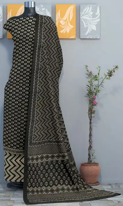 Exclusive new hand block printed cotton dress materials with cotton duptta👌👌

Top, bottom, duptta  uploaded by Srhi Goga Ji Maharaj hand black print on 5/18/2023