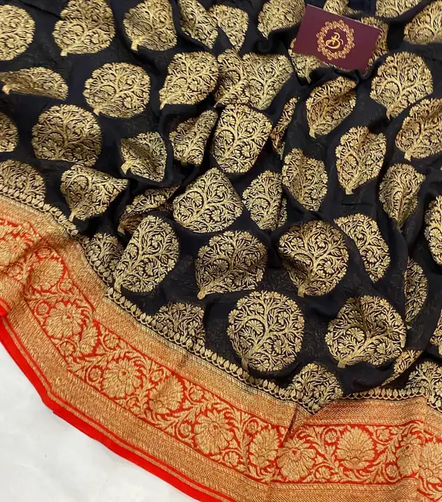 Banarasi semi Georgette soft silk saree  uploaded by Rhaman Silk sarees on 5/18/2023