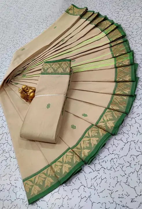 . Cotton saree uploaded by business on 5/18/2023