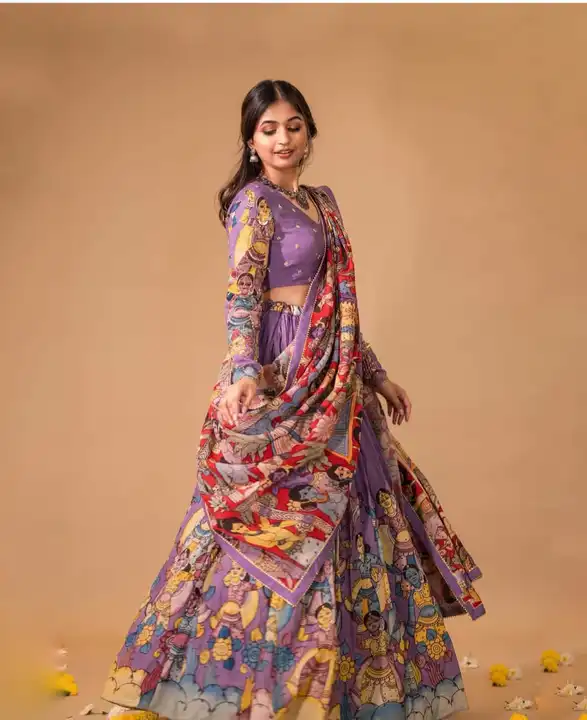 Post image I want 100 pieces of Dola Print Lehenga  at a total order value of 100000. Please send me price if you have this available.