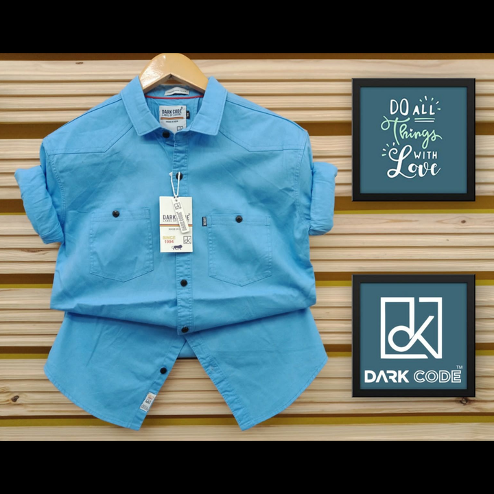 *DARK CODE*
*HEAVY 30’S TWILL DOUBLE PKT WITH BACK SHOULDER PRINT* *(B4U)*
*FULL SLEEVES*
*SIZE- M L uploaded by Dark code on 5/18/2023