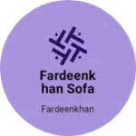 Business logo of Fardeenkhan sofa center