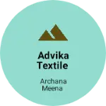 Business logo of Advika textile