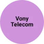 Business logo of Vony telecom