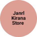 Business logo of Janrl kirana store