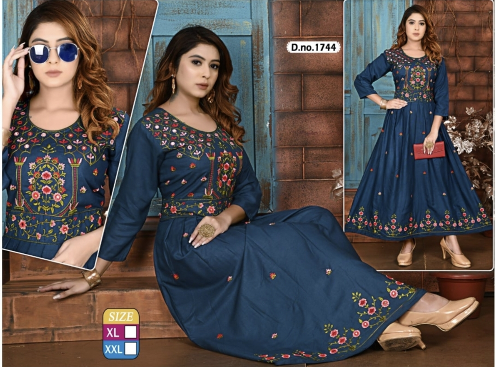 Aline Kurtis  uploaded by BHATTAD TEXTILE AGENCY  on 5/18/2023