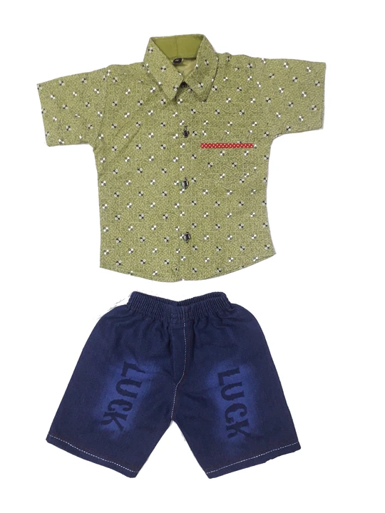 Shirts and jeans Shorts set  uploaded by Abjal dresses on 5/18/2023