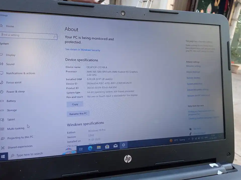 Used HP laptop uploaded by Global Telecom on 5/18/2023