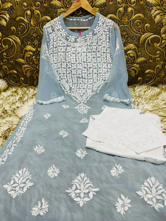 Georgette kurti  uploaded by business on 5/18/2023