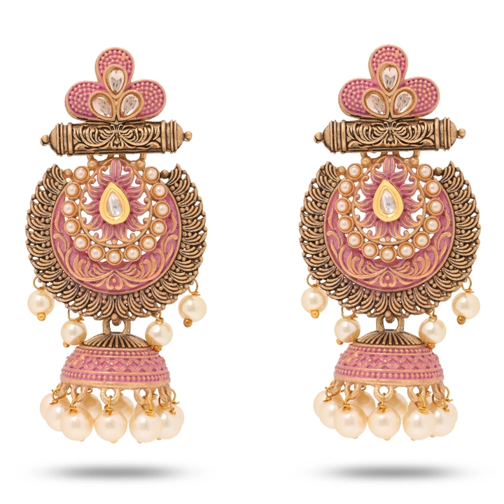 Post image Traditional Indian Pink Designs Meenakari Jhumka Earrings
BUY 1 AT 294
BUY 2 AT 243
BUY 12 AT 185