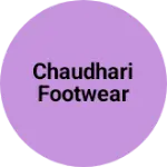 Business logo of chaudhari footwear