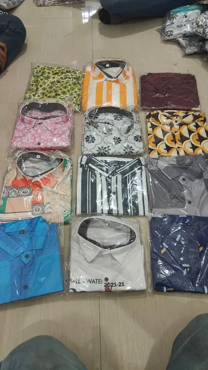 Half sleeve shirts. Cotton lycra uploaded by Shree shyam on 5/18/2023