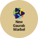Business logo of New Gaurab Marbel and Tiles