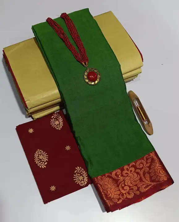 Pure cotton uploaded by Tejaswani cotton sarees on 5/18/2023