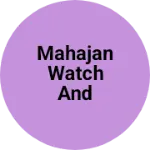 Business logo of Mahajan watch and telecom