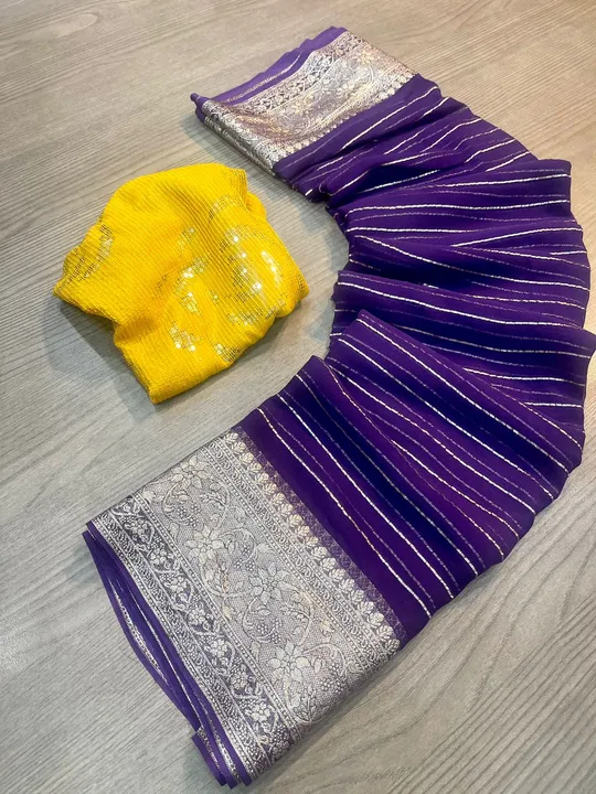 Georgette saree uploaded by Miss Lifestyle on 5/18/2023