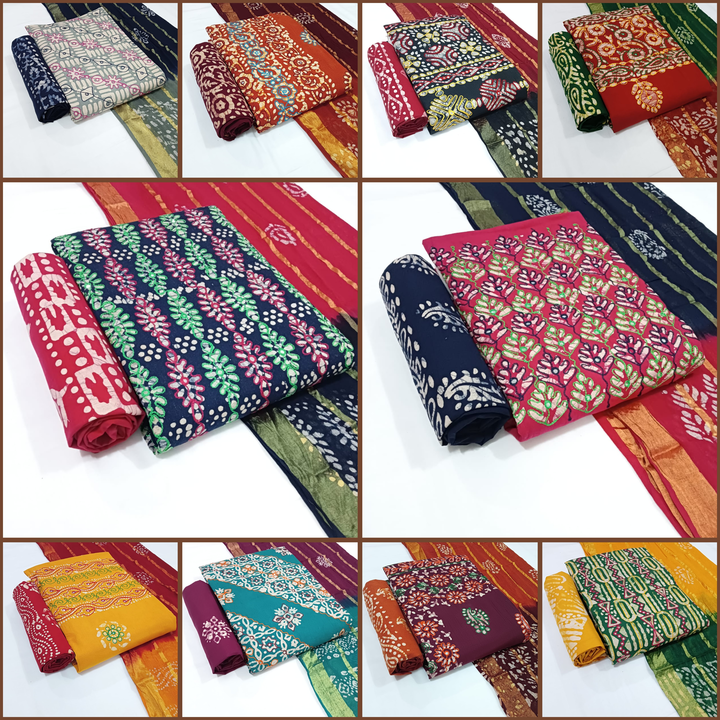 Batik work suits uploaded by business on 5/18/2023