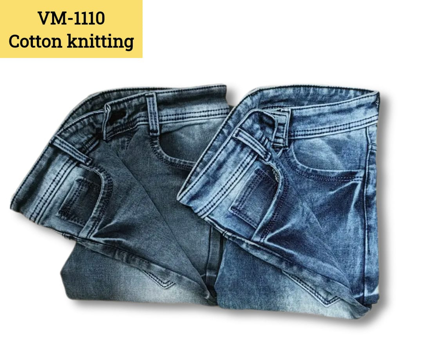 Men's jeans cotton knitting  uploaded by Victory Export  on 5/18/2023