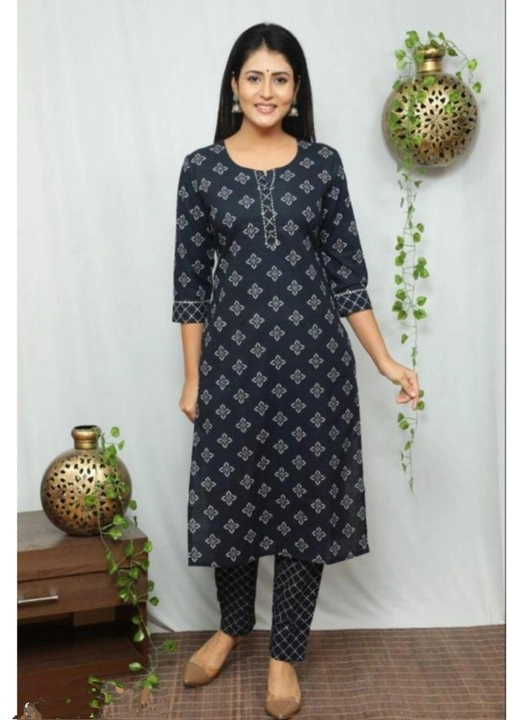 Cotton Kurti With Pent  uploaded by Divyanshi fashion on 5/18/2023