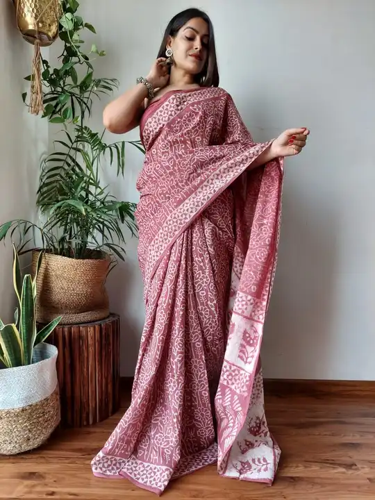 *New Exclusive collection of cotton saree* 

*Cotton mulmul*
*Soft pure cotton mulmul *Hand block pr uploaded by Ayush Handicarft on 5/18/2023