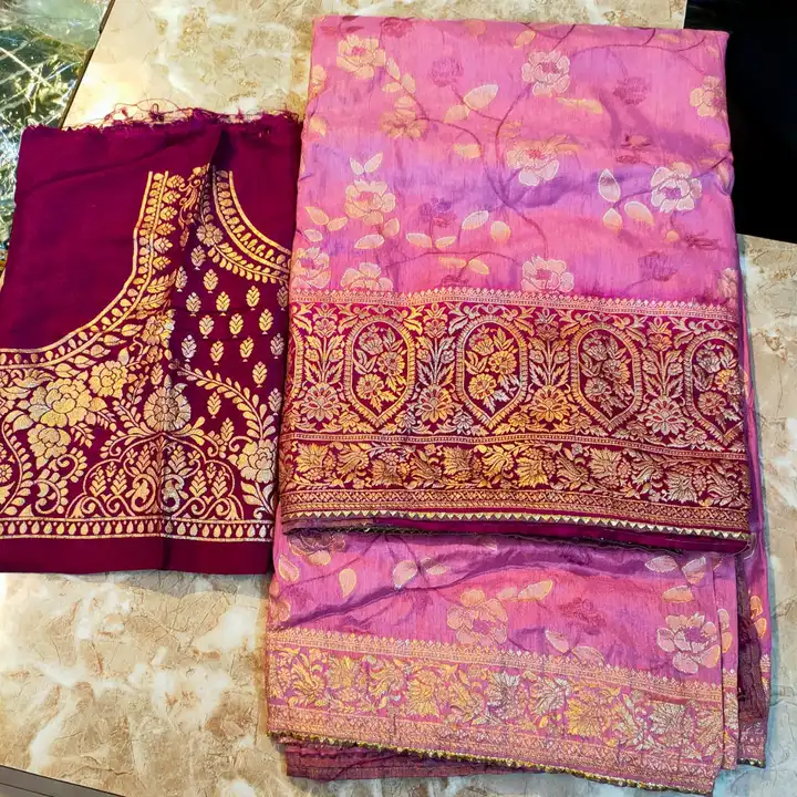 Dola silk febric saree  uploaded by All in one saree bazzar on 5/18/2023