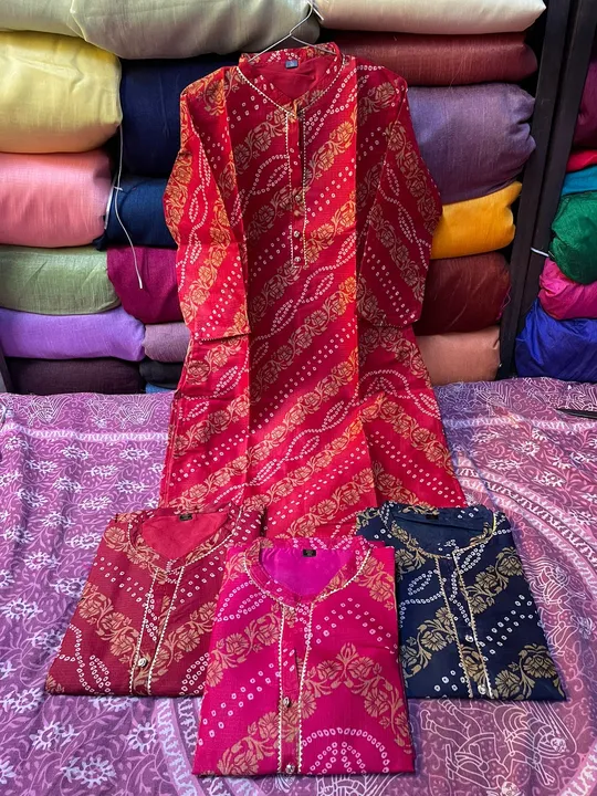 Kota doriya cotton kurti  uploaded by Pooja pradeep traders on 5/18/2023