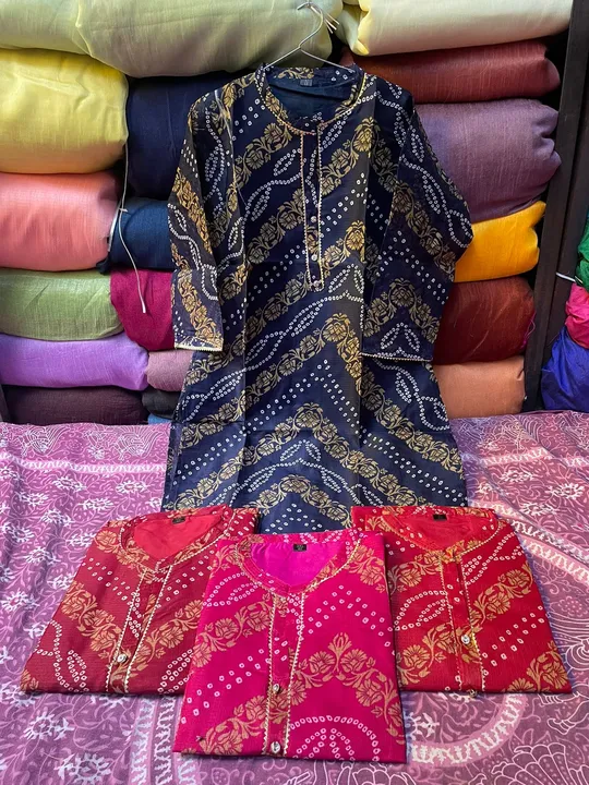 Kota doriya cotton kurti  uploaded by Pooja pradeep traders on 5/18/2023