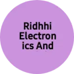 Business logo of Ridhhi electronics and mobile repairing