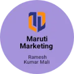 Business logo of Maruti Marketing