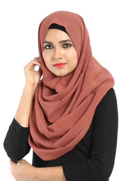 plain Georgette scarf  uploaded by zainab collection on 5/18/2023