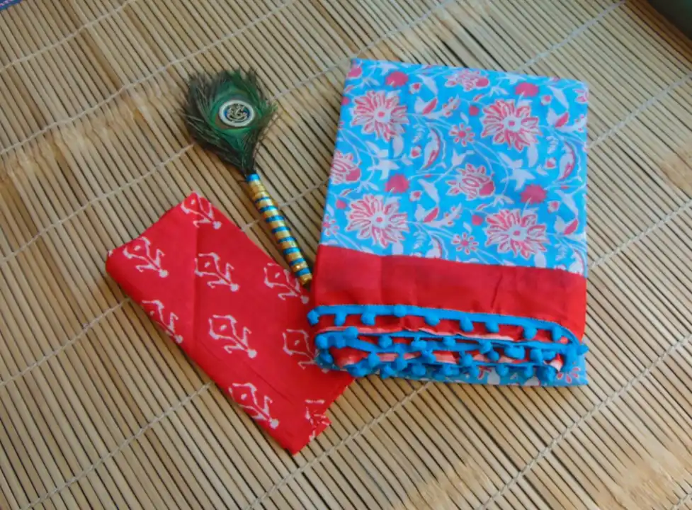Cotton saree  uploaded by Mahadev handicrafts on 5/18/2023
