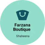 Business logo of Farzana boutique
