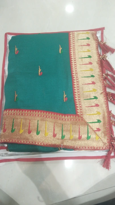 Muniya paithani  uploaded by Vishnu Laxmi Textiles on 5/18/2023