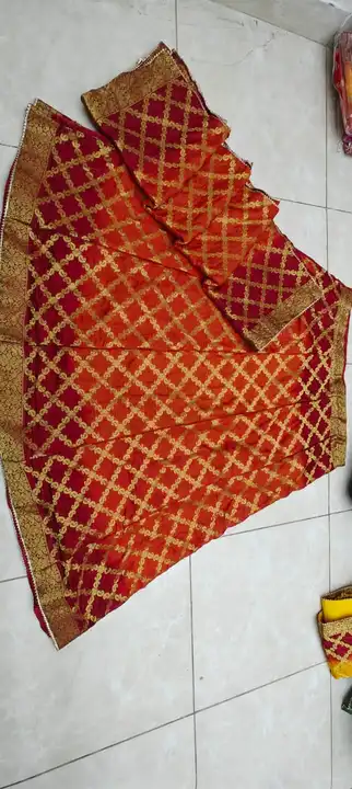 Only stock cliyar sale offar 
New launching special dhamaka 🪅🪅🪅

Fabric Pure silk  jari cheks des uploaded by Gotapatti manufacturer on 5/19/2023