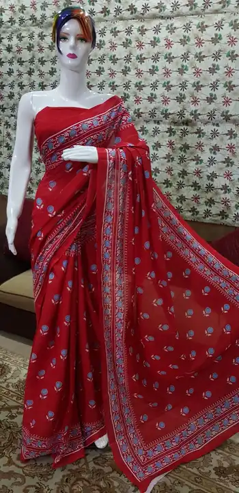 💃🏼New collection💃🏼🥳New collection cotton sareeCotton saree with blouseCotton saree with same uploaded by Ayush Handicarft on 5/19/2023