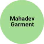 Business logo of Mahadev garment