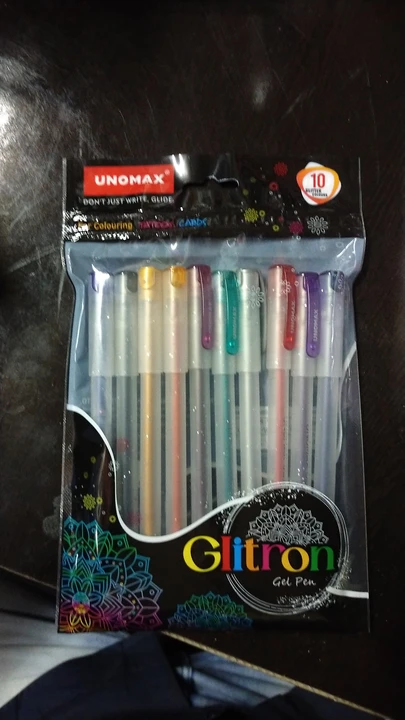 Unomax glitor pen 10 colour set  uploaded by R K ENTERPRISES on 5/19/2023