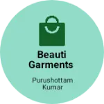 Business logo of Beauti garments