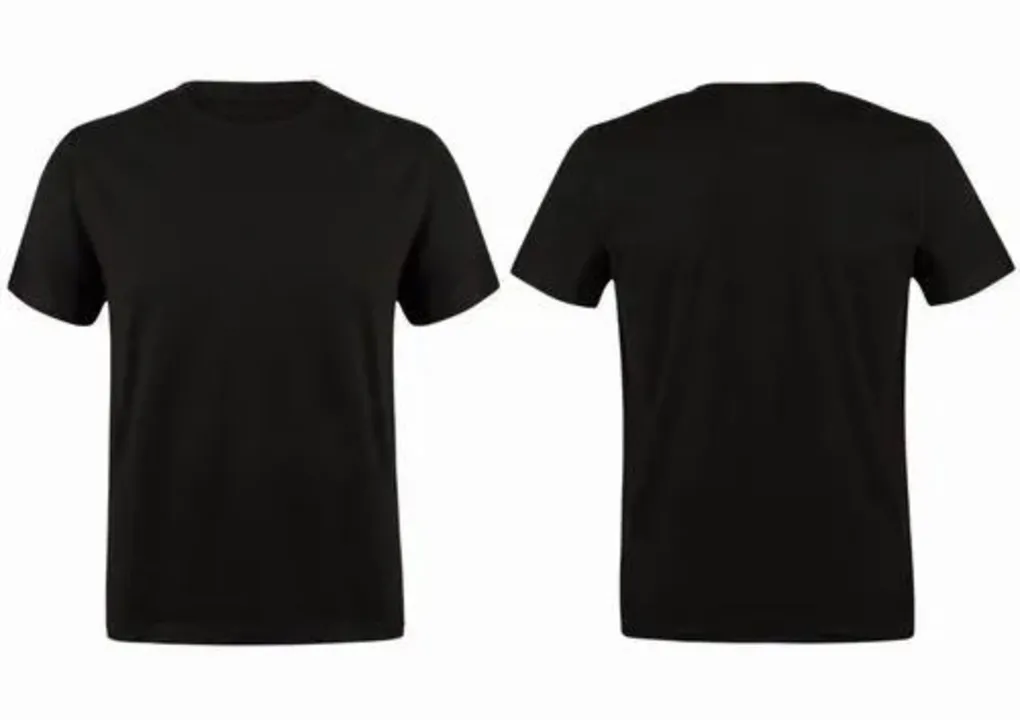 Plain Black t shirt  uploaded by Sanjeev knitwears on 5/29/2024