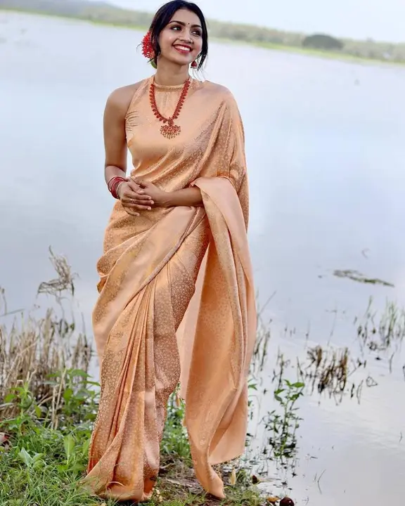 Rich pallu with allovar Zari Weaving Saree  uploaded by Dhananjay Creations Pvt Ltd. on 5/19/2023