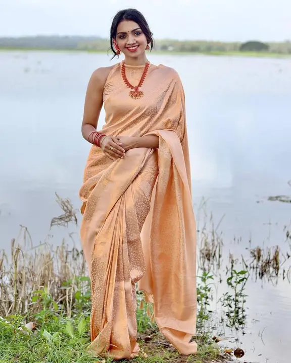 Rich pallu with allovar Zari Weaving Saree  uploaded by Dhananjay Creations Pvt Ltd. on 5/19/2023
